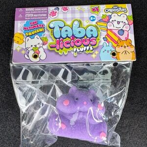 Orb Curiosities Tabalicious Fluffs Series 1 Purple Hamster Squish Fidget Toy NEW